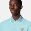 Embroidered Medusa Polo Shirt