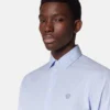 Embroidered Medusa Striped Shirt