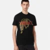Embroidered Versace Leopard T-Shirt