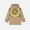 Embroidered Versace Milano Kids Parka