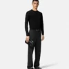 Embroidered Wool-Blend Knit Sweater