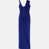 Envers-Satin Crépe Draped Gown