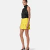 Envers-Satin Fitted Mini Skirt