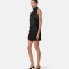Envers-Satin Fitted Mini Skirt