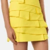 Envers-Satin Fitted Mini Skirt