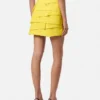 Envers-Satin Fitted Mini Skirt
