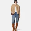 Felted-Wool Caban Jacket