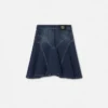 Flared Denim Skirt