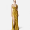 Gathered Flowy Gown