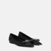 Gianni Ribbon Leather Ballerinas