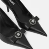 Gianni Ribbon Leather Pumps 85 mm