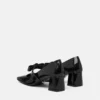 Gianni Ribbon Patent Block Pumps 55 mm