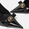 Gianni Ribbon Patent Pumps 110 mm