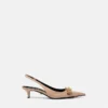 Gianni Ribbon Patent Slingbacks 45 mm