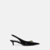 Gianni Ribbon Patent Slingbacks 45 mm