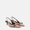 Gianni Ribbon Patent Slingbacks 45 mm