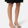 Gianni Ribbon Patent Slingbacks 45 mm