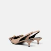 Gianni Ribbon Patent Slingbacks 45 mm