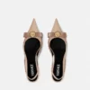 Gianni Ribbon Patent Slingbacks 45 mm