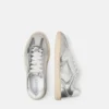 Greca Court Metallic Sneakers
