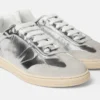 Greca Court Metallic Sneakers