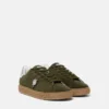 Greca Embellished Suede Sneakers