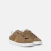 Greca Embellished Suede Sneakers