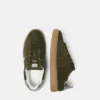 Greca Embellished Suede Sneakers