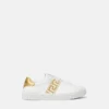 Greca Embroidered Nylon Sneakers