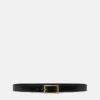 Greca Leather Belt 3 cm
