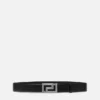 Greca Leather Belt  4 cm