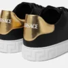Greca Leather Sneakers