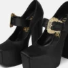 Hurley Satin Platform Pumps