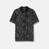 Jacquard Cotton Piqu&eacute; Polo