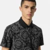 Jacquard Cotton Piqu&eacute; Polo