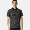 Jacquard Cotton Piqu&eacute; Polo