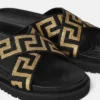 Jacquard Nappa Sandals