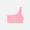 Jacquard One-Shoulder Bikini Top