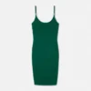 Jacquard Stretch Viscose Fitted Knit Mini Dress