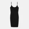 Jacquard Stretch Viscose Fitted Knit Mini Dress