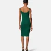 Jacquard Stretch Viscose Fitted Knit Mini Dress