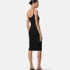 Jacquard Stretch Viscose Fitted Knit Mini Dress