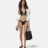 Jacquard Triangle Bikini Top