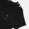 Kids Embellished Milano-Stitch Flared Dress