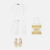 Kids Embroidered Cotton-Jersey Crop Sweatshirt