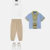 Kids Embroidered Cotton-Jersey Sweatpants