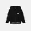 Kids Embroidered Cotton-Jersey Zip Hoodie
