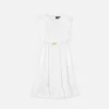 Kids Embroidered Cotton-Poplin Dress