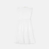 Kids Embroidered Cotton-Poplin Dress
