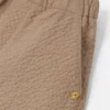 Kids Embroidered Cotton-Seersucker Shorts
